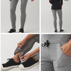 Lululemon ribbed sweat pants/leggings